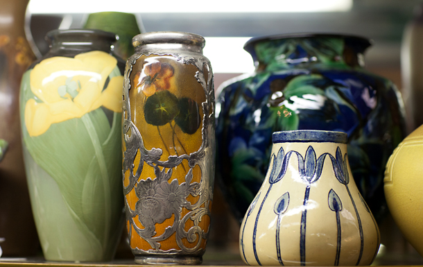 Various Art Pottery Vases and Pots
